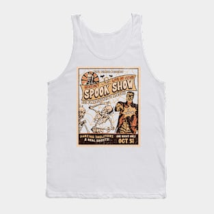 Halloween Frankenstein Spooky Fun Retro Tank Top